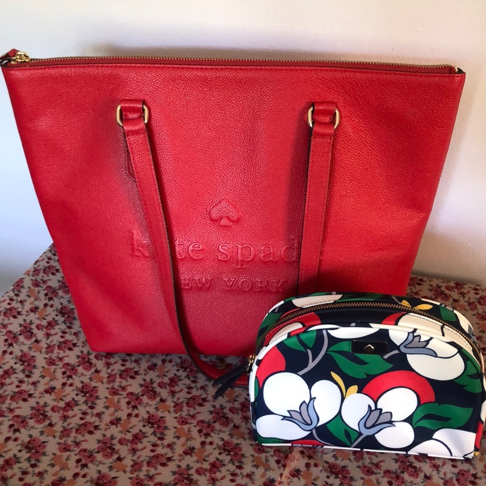 Kate Spade Tote & Cosmetic Bag (only this weekend)